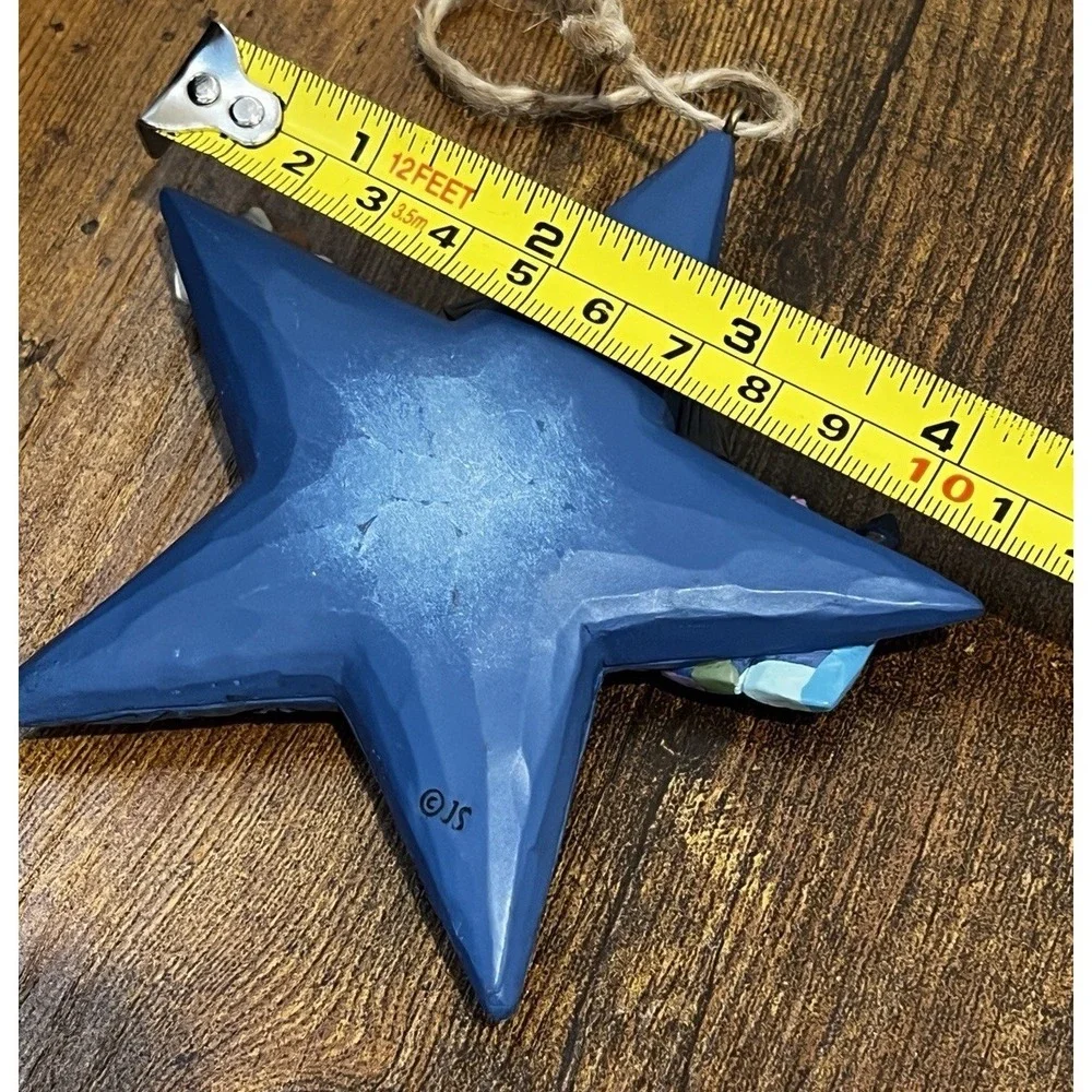 Jim Shore Nativity Star Ornament Holy Family Rustic Farmhouse Folk Art Christmas